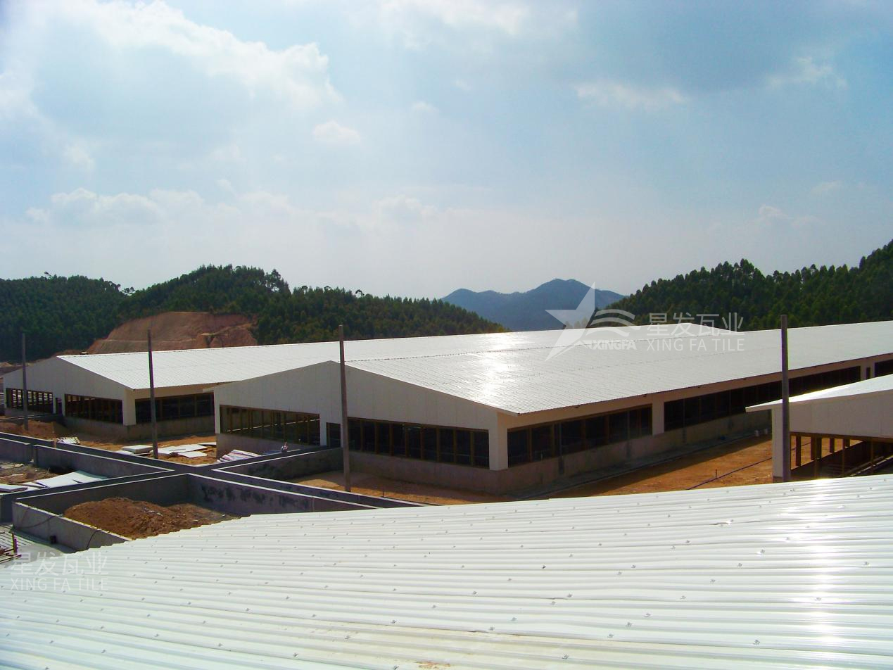 合成樹(shù)脂瓦施工安裝用什么材料搭建架子，鋼結構搭建樹(shù)脂瓦